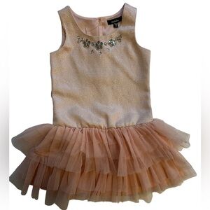Pink Jeweled Zunie Dress | Size 5T